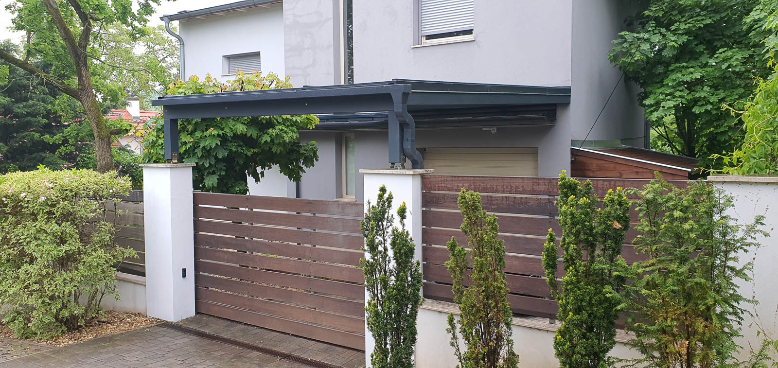 Fémhatású ragasztott fa kocsibeálló _Deluxe _Building_6