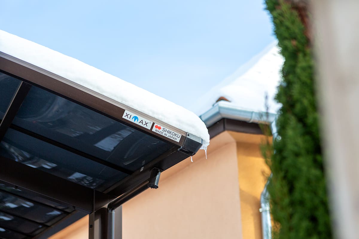 Ximax alumínium kocsibeálló ötletek polikarbonát tetővel télre