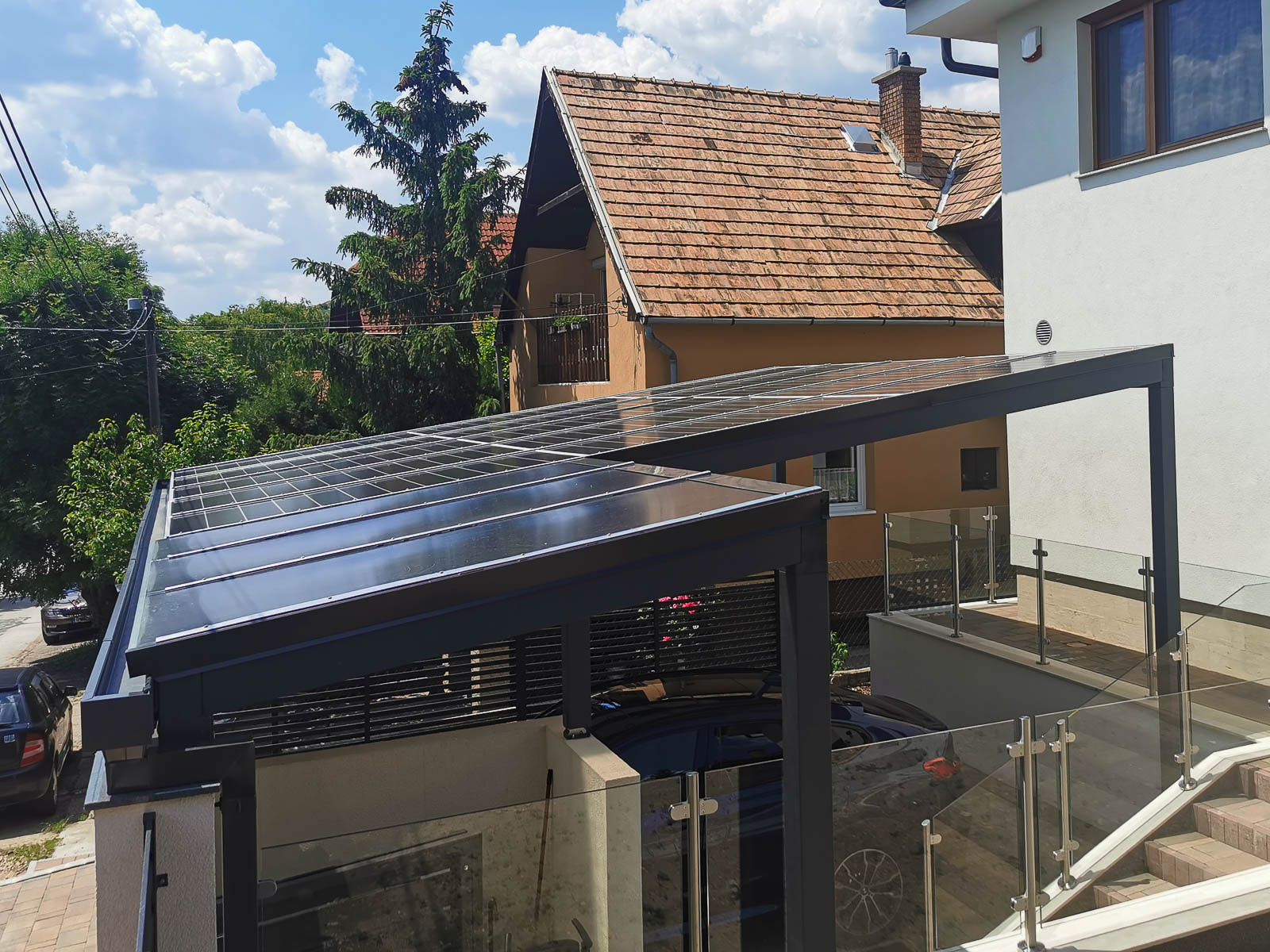 Napelemes kocsibeálló - Deluxe Building_1