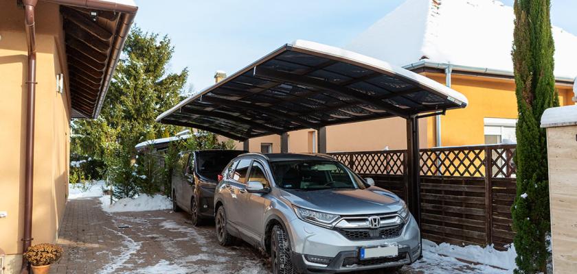 Ximax alumínium kocsibeálló ötletek polikarbonát tetővel télre