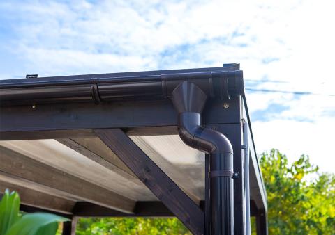 Egyedi Fa Kocsibeallo Fa Szerkezetes Kocsibeallo Dupla Kocsibeallo Autobeallo Polikarbonat Teto Felkorives Csatorna Deluxe Building