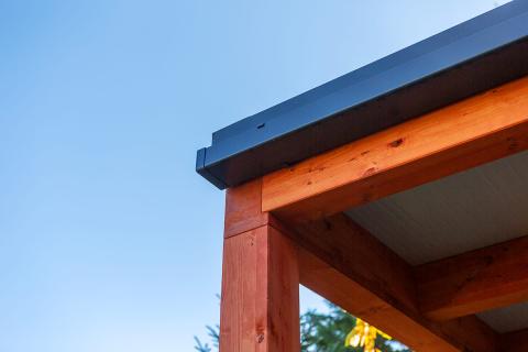 Egyedi Kocsibeallo Fa Koszibeallo Dupla Kocsibeallo Fa Szerkezetes Autobeallo Szendvicspanel Teto Negyzetes Csatorna Deluxe Building Kocsibeallo Epites