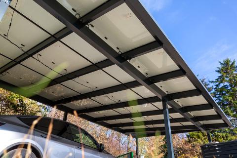 Egyedi Kocsibeallo Napelemes Kocsibeallo Dupla Kocsibeallo Autobeallo Epites Aluminium Szerkezet Deluxe Building