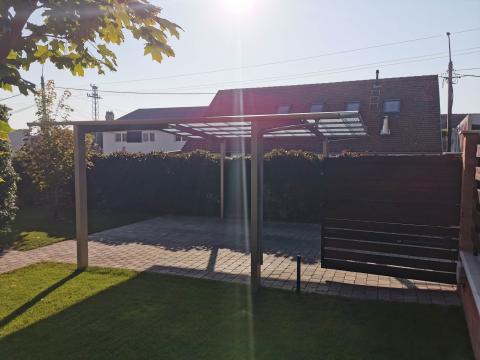 XIMAX Swingline rozsdamentes színű dupla kocsibeálló 3