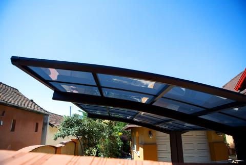 Deluxe kocsibeálló, XIMAX Portoforte Y, dupla kocsibeálló, alumínium szerkezettel 02