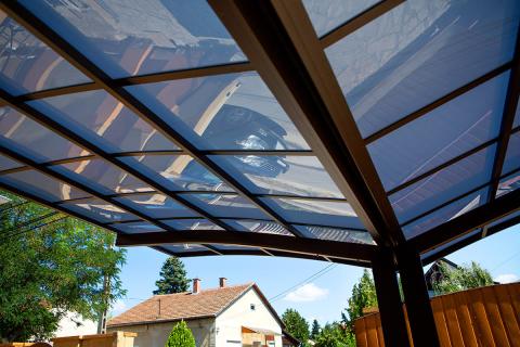 Deluxe kocsibeálló, XIMAX Portoforte Y, dupla kocsibeálló, alumínium szerkezettel 02