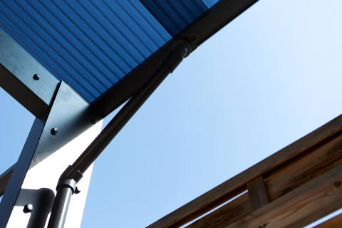 XIMAX Wing dupla kocsibeálló, előregyártott alumínium szerkezetű kocsibeálló 06