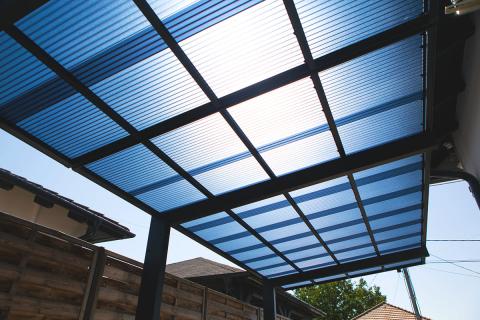 XIMAX Wing dupla kocsibeálló, előregyártott alumínium szerkezetű kocsibeálló 07