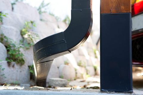 Egyedi fa kocsibeallo polikarbonat teto retegragasztott fa egyedi meret 4 3