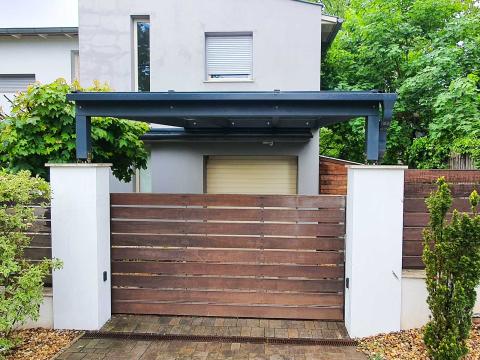 ragasztott fa kocsibeálló polikarbonát fedéssel Deluxe Building_4