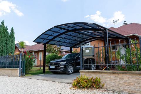 Ximax portoforte dupla m aluminium kocsibeallo kesz kocsibeallo polikarbonat teto deluxe building dupla beallo 03