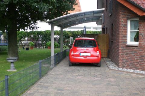 XIMAX Portoforte íves kocsibeálló alumínium szerkezettel és polikarbonát fedéssel 6