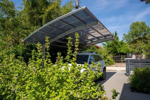 Ximax rozsdamentes alumínium kocsibeálló Deluxe Building_4