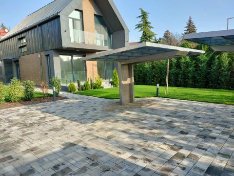 Ximax Neo Aluminium Kocsibeallo Rozsdamentes Acel Polikarbonat Teto Autobeallo Csaladi Haz Nyaralo Rozsdamentes Deluxe Building 04