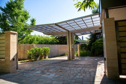 Ximax Neo Aluminium Kocsibeallo Rozsdamentes Acel Polikarbonat Teto Autobeallo Csaladi Haz Nyaralo Rozsdamentes Deluxe Building