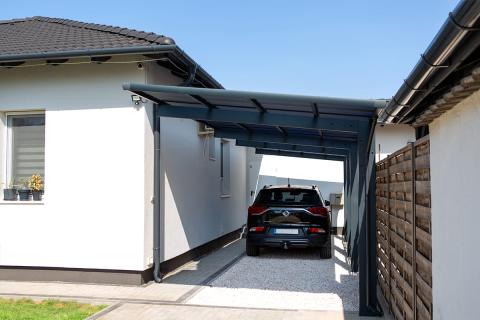 XIMAX Wing dupla kocsibeálló, előregyártott alumínium szerkezetű, Deluxe kocsibeálló